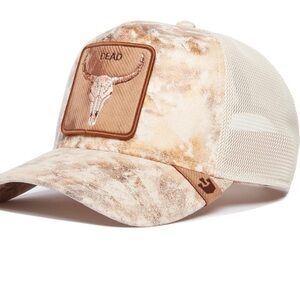 Goorin Bros Tan and Brown Skull Cap